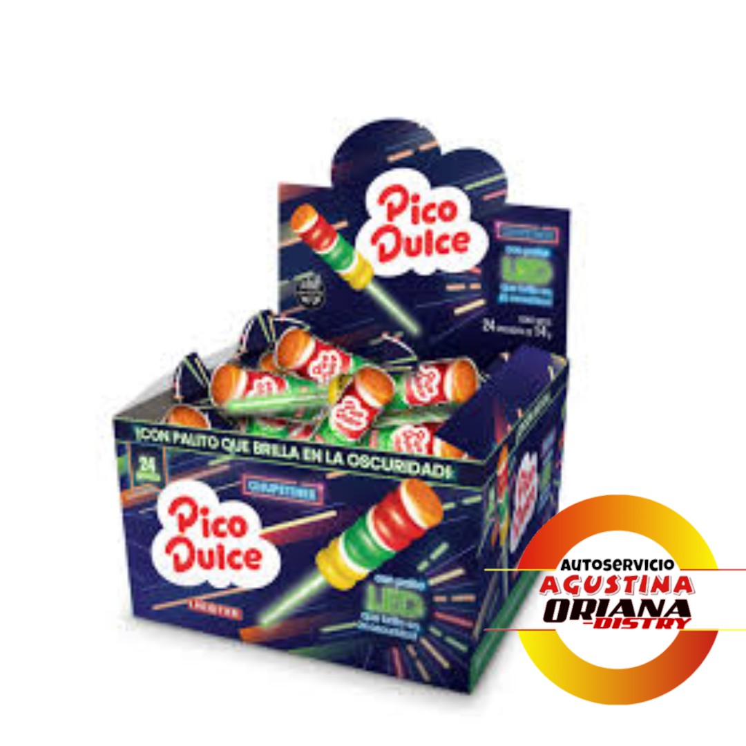 CHUPETIN PICO DULCE X 48 UNI. LED