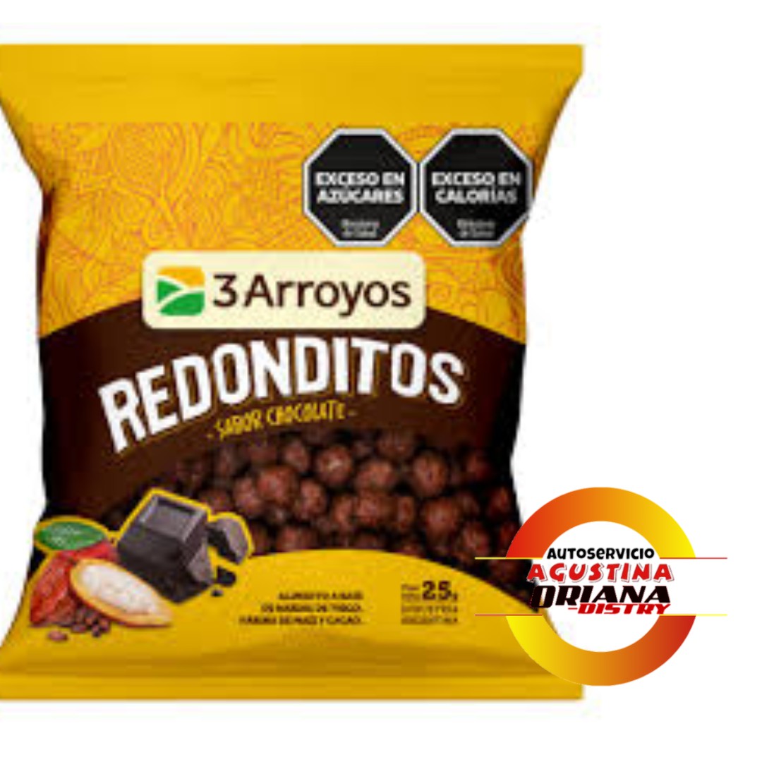 CEREAL 3 ARROYOS 210G REDONDITOS CHOCO