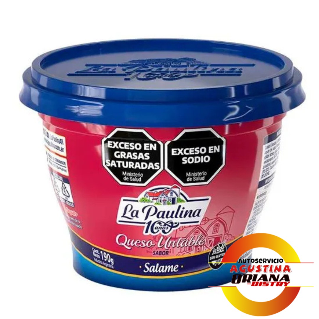 QUESO LA PAULINA 190G SALAME