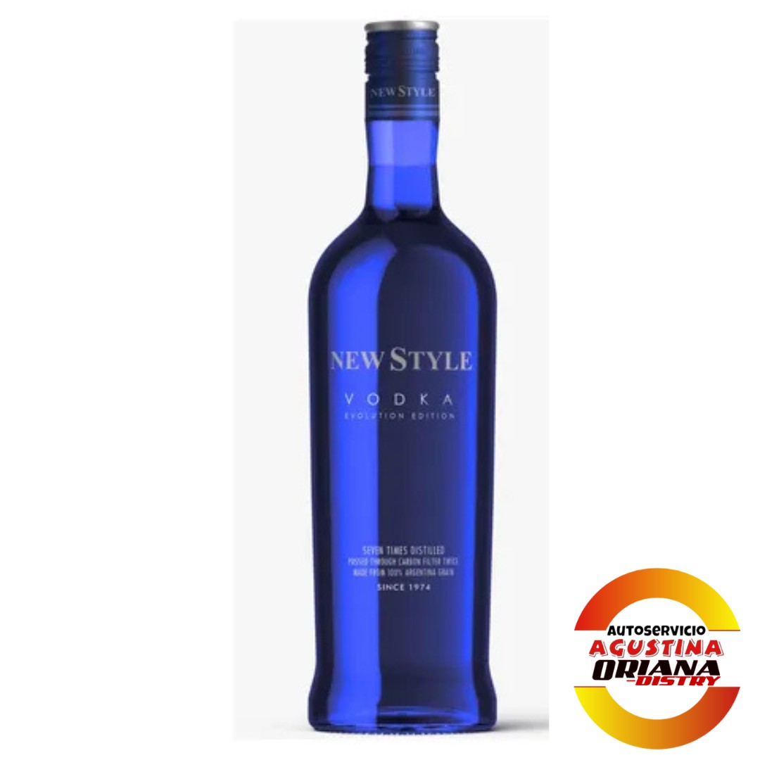 VODKA NEW STYLE AZUL BUBBLE GUM