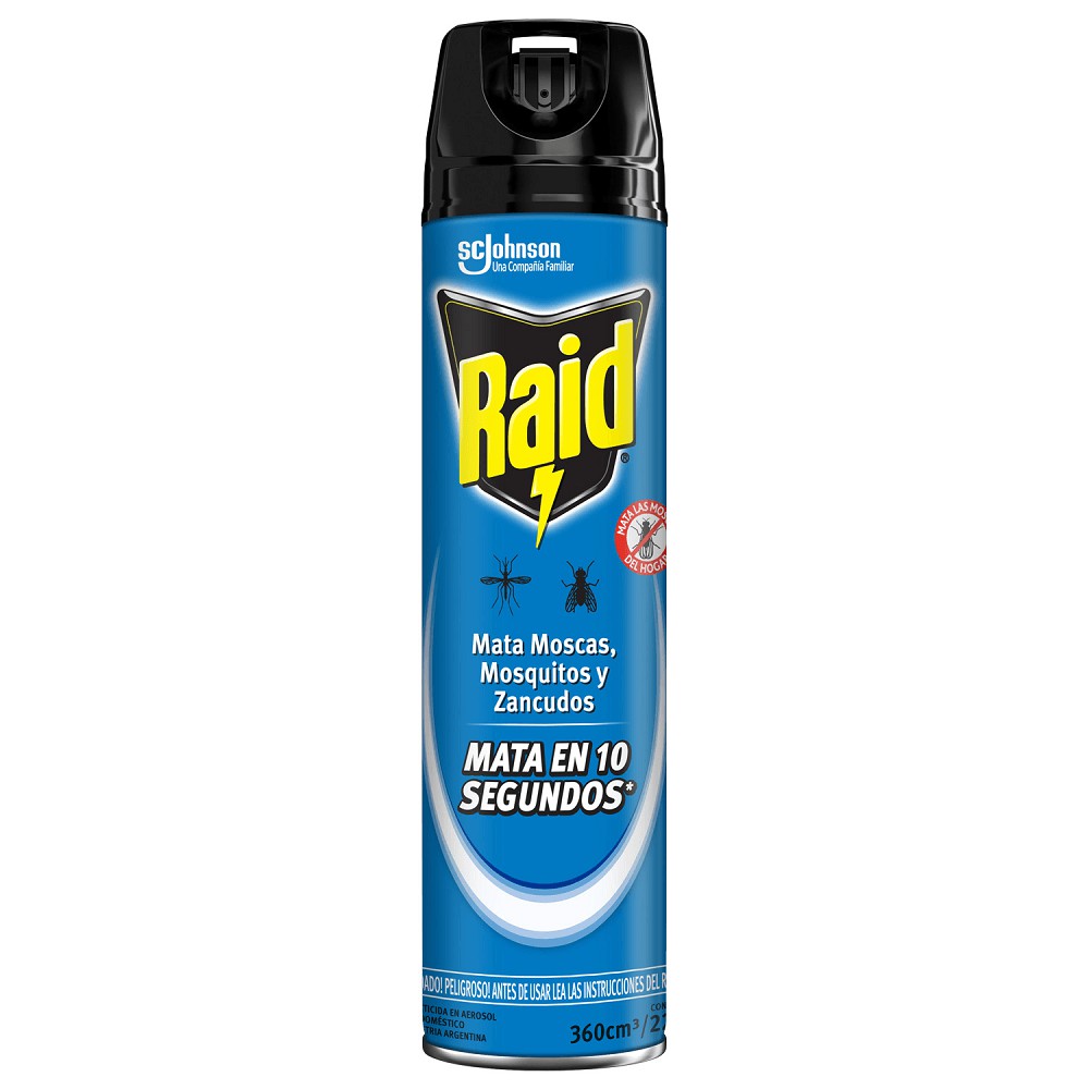 INSECTICIDA AEROSOL RAID AZUL
