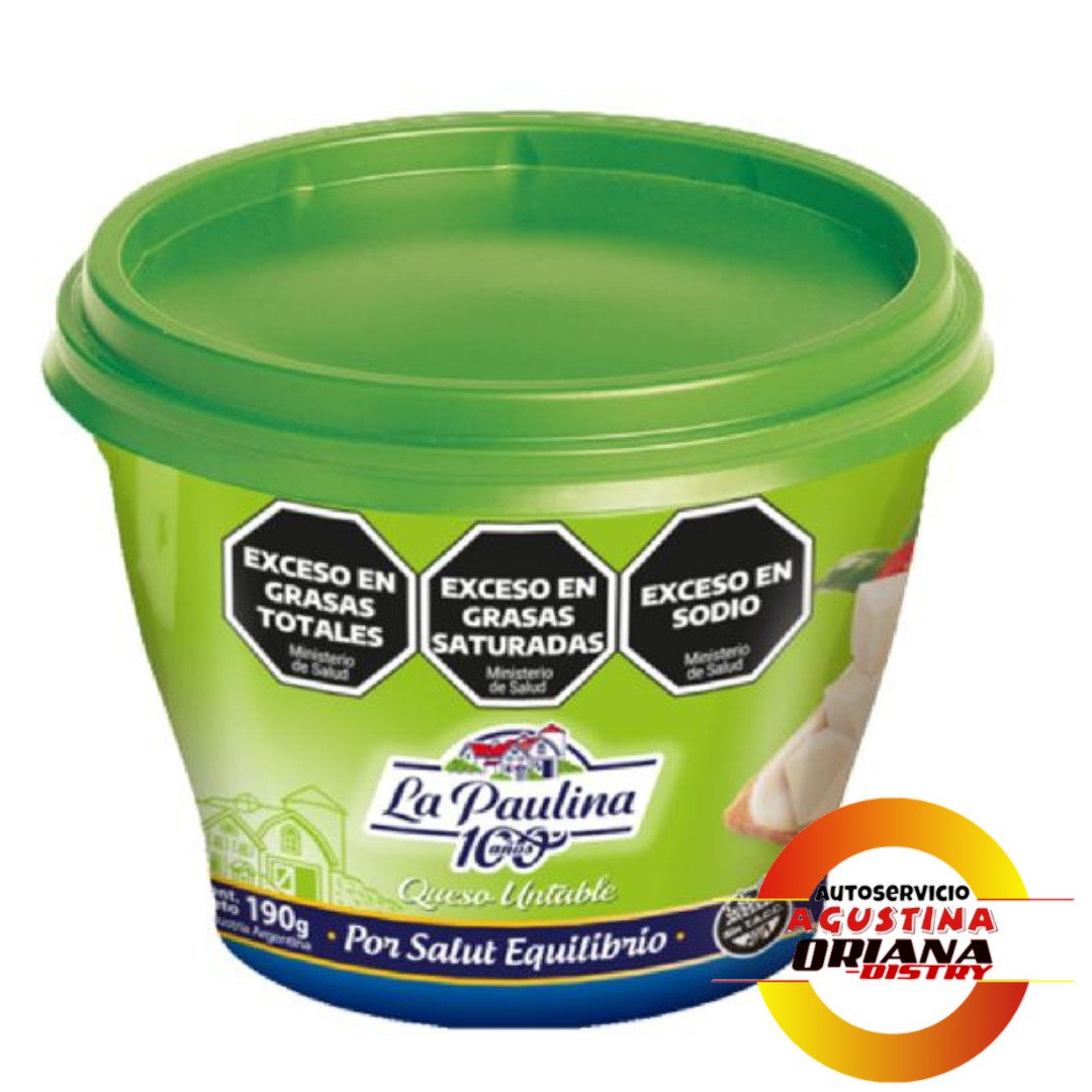 QUESO LA PAULINA 190G POR SALUD