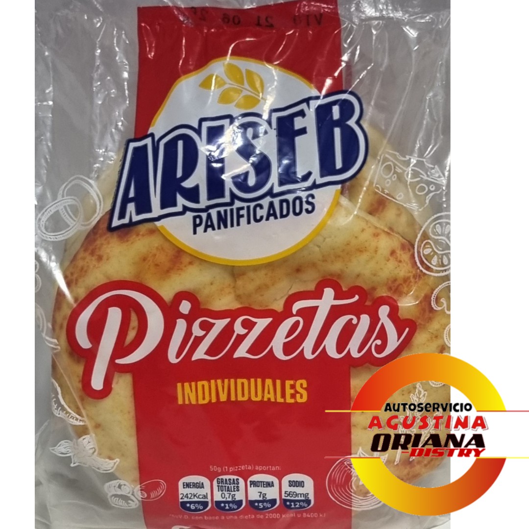 PIZZETAS ARISEB X 6 - 260G