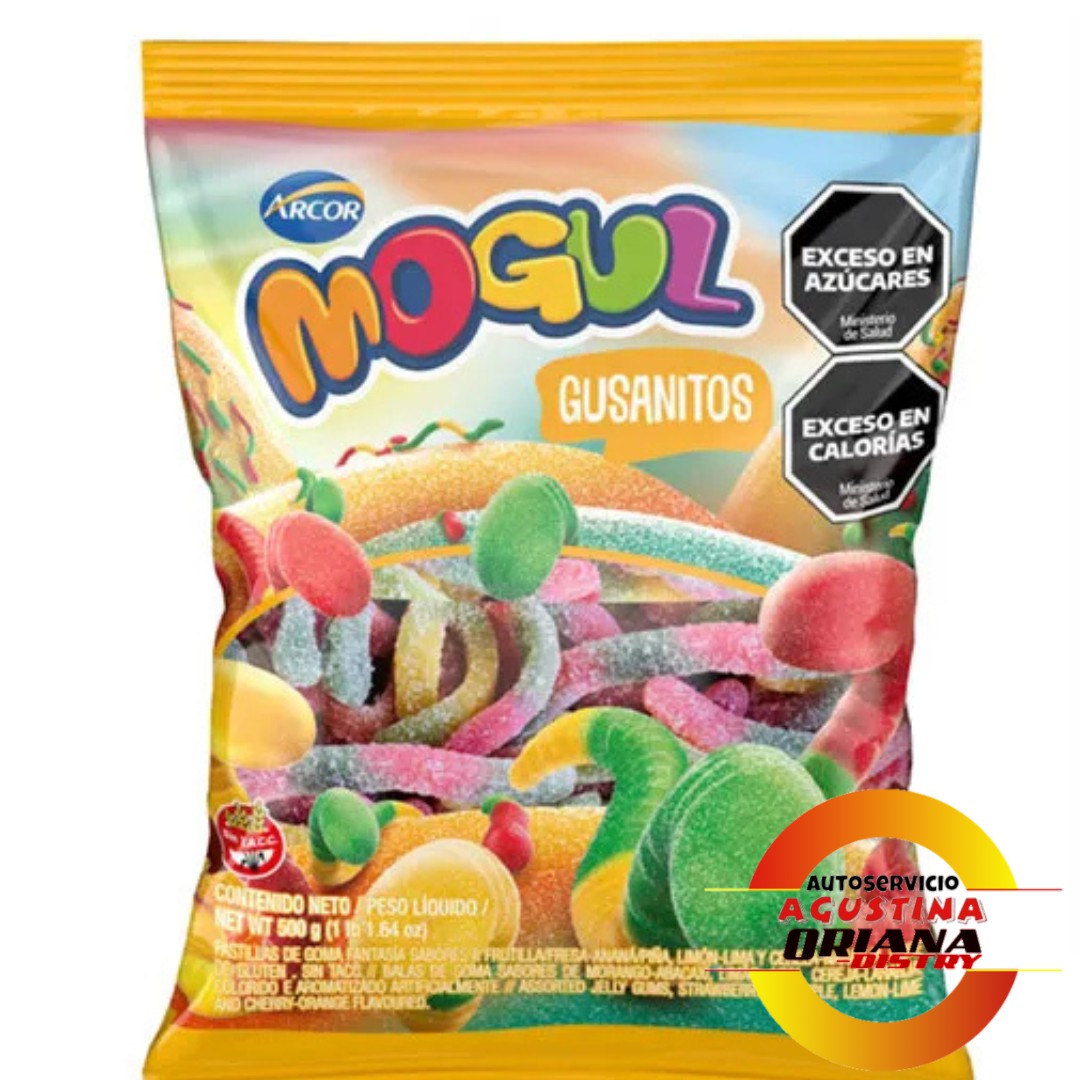 GOMITAS MOGUL 500G GUSANITOS ACIDOS