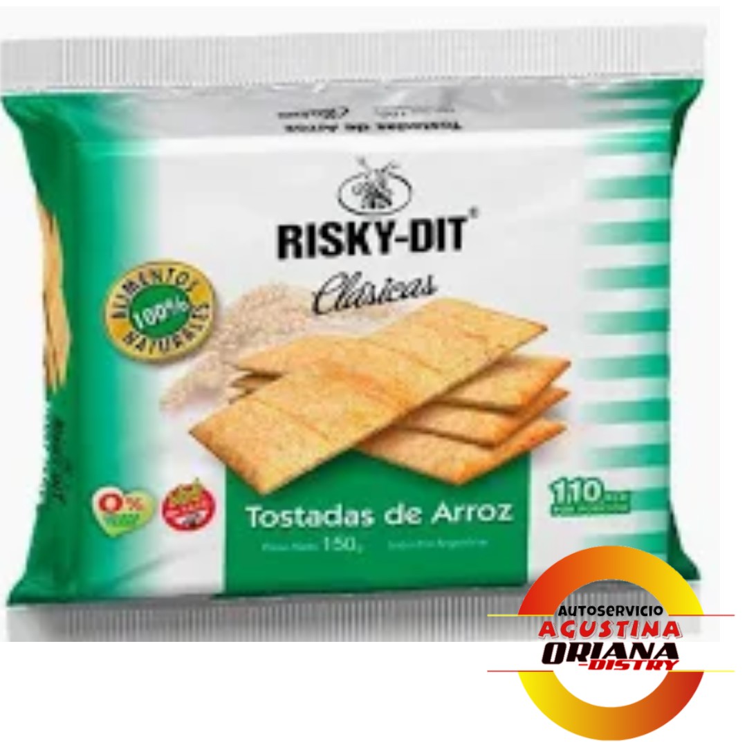 GALLETITAS TOSTADAS DE ARROZ 150G RISKY CLASICA