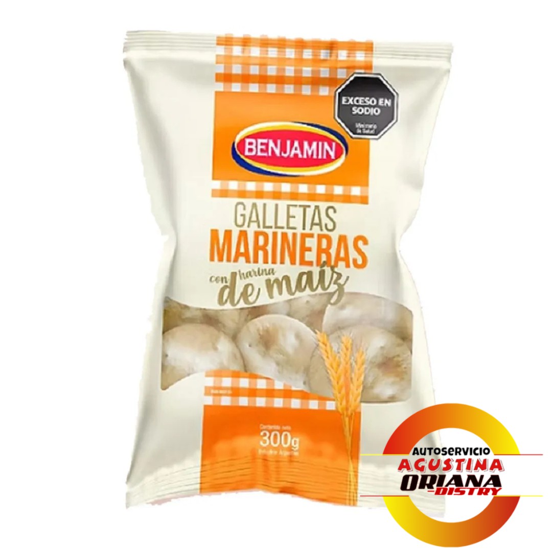 GALLETITAS BENJAMIN MARINERAS 300G MAIZ
