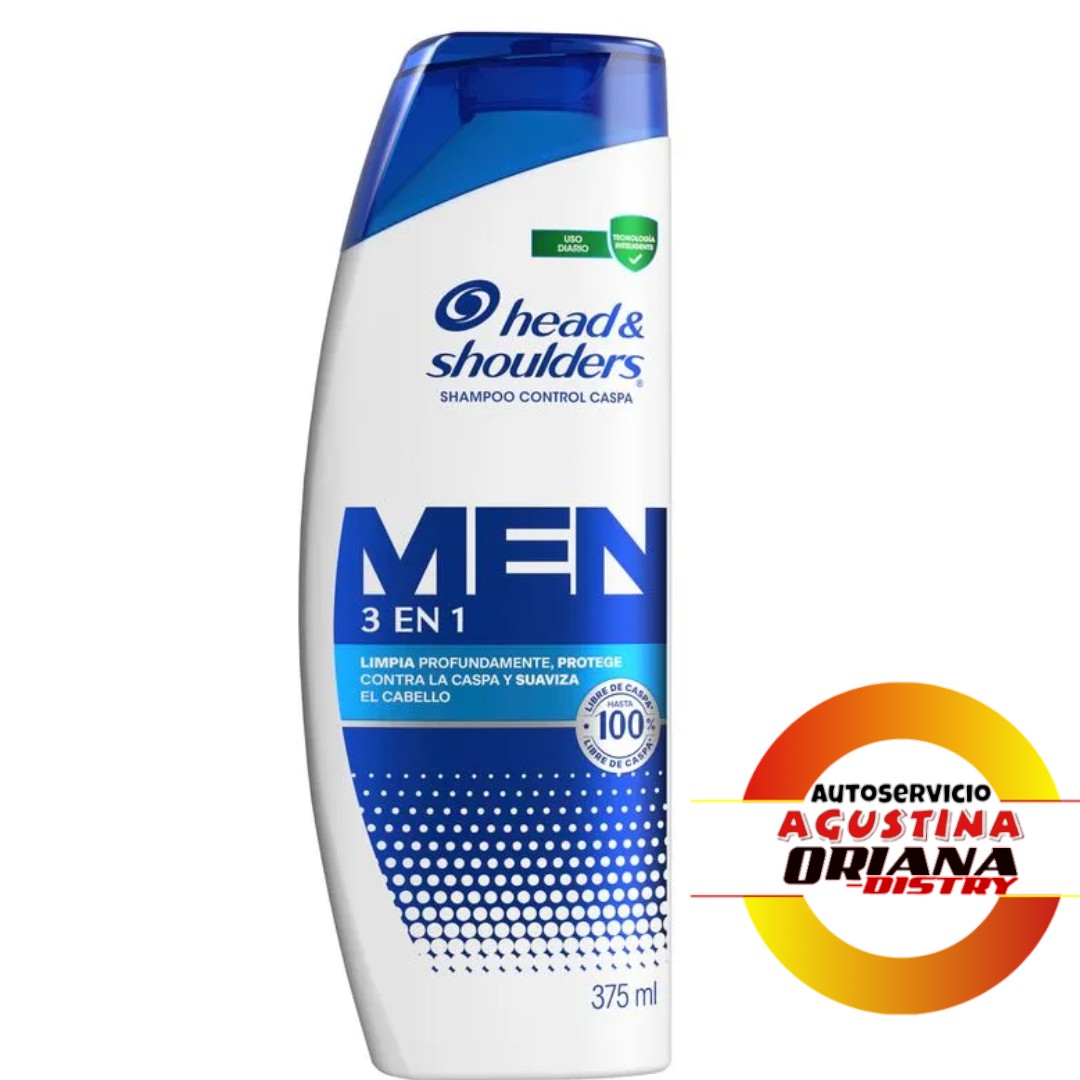 SHAMPOO HEAD &SHOULDERS 375ML 3 NE 1