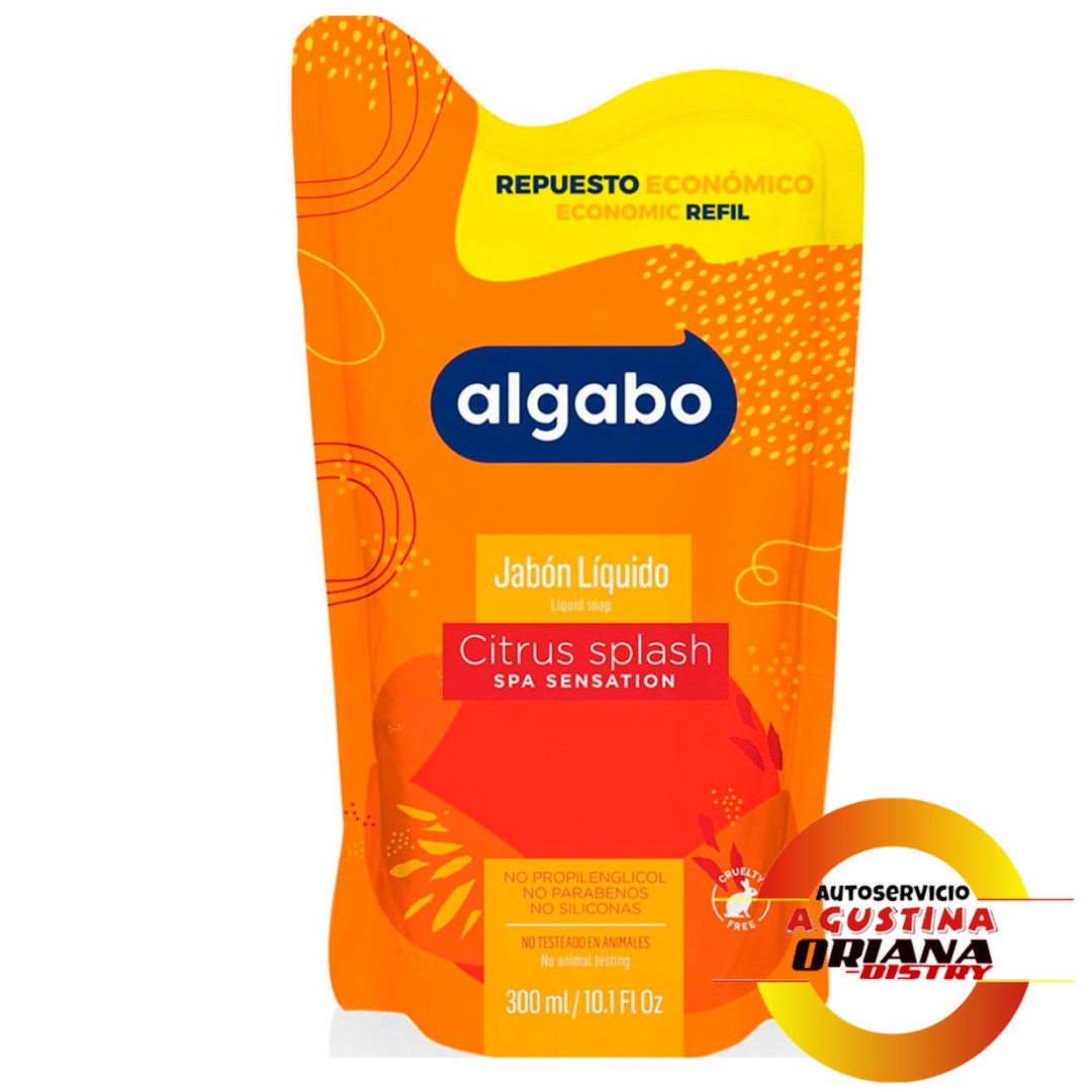 JABON LIQUIDO 300 ALGABO CITRUS