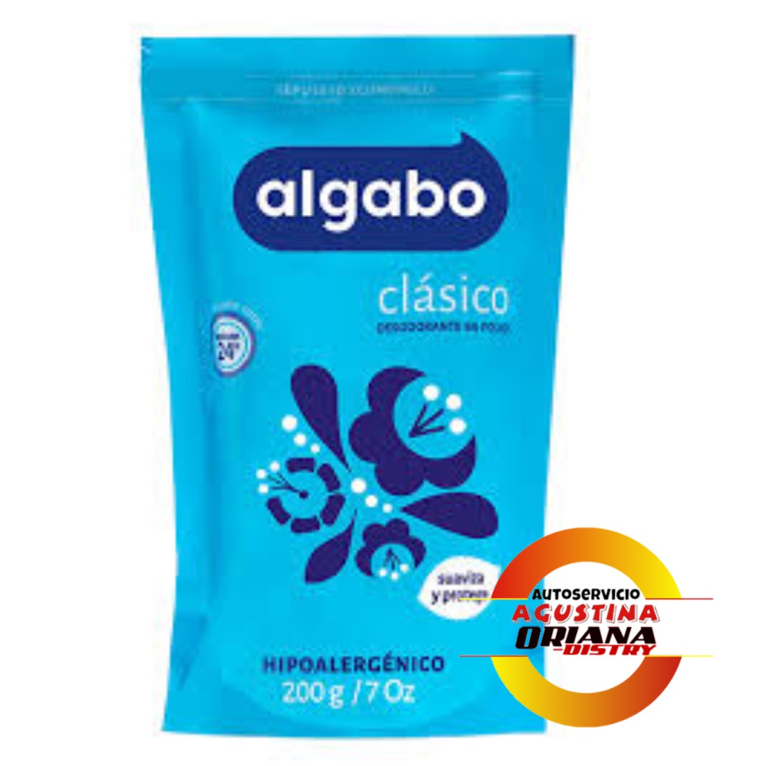 TALCO 200G  ALGABO HIPOALARGENICO
