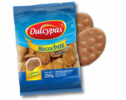 GALLETITAS BIZCOCHOS SALADOS 200G DULCYPAS