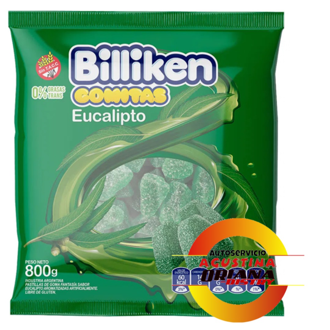 GOMITAS BILLIKEN 800G EUCALIPTO