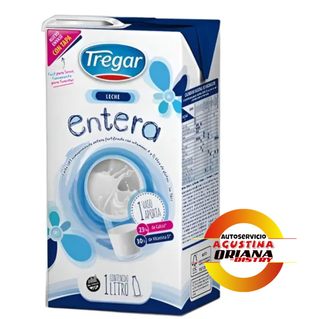 LECHE 1L TREGAL CAJA