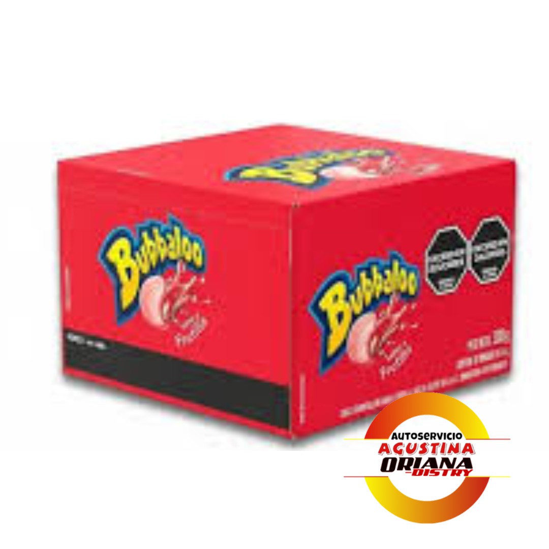 CHICLES BUBBALOO FRUTILLA 60U