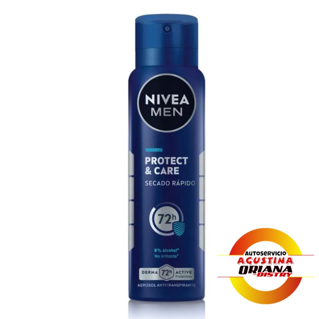 DESODORANTE NIVEA AERO 150ML PROTECT Y CARE MAX -HOMBRE
