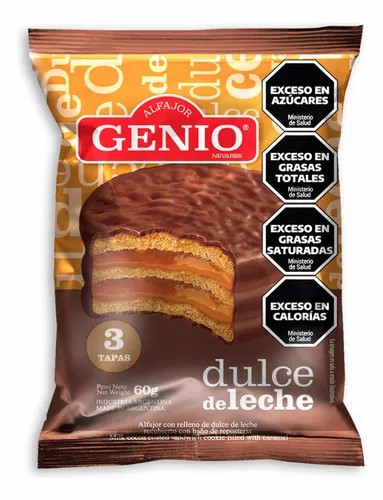 ALFAJOR TRIPLE GENIO CHOCO