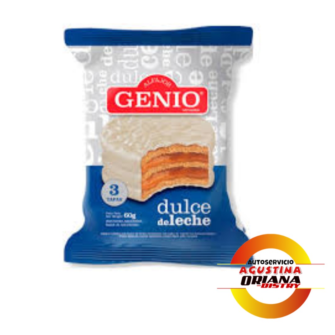 ALFAJOR TRIPLE GENIO DULCE DE LECHE