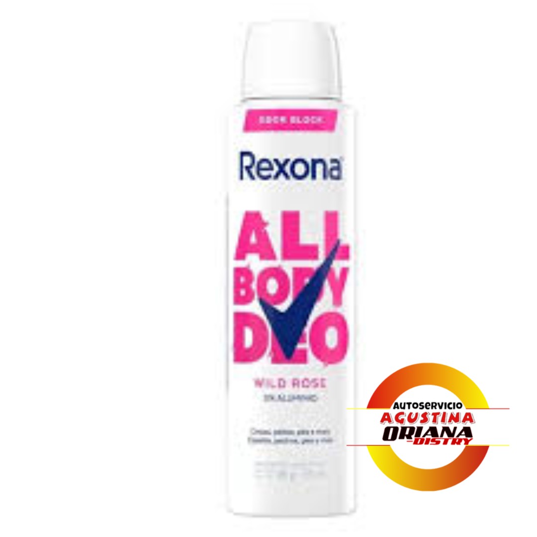 DESODORANTE REXONA 150ML WILDE ROSE