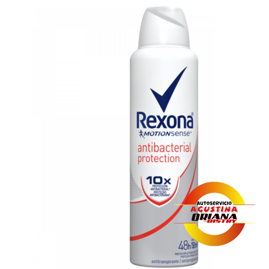 DESODORANTE REXONA 150ML ANTIBACTERIAL PROTECTION