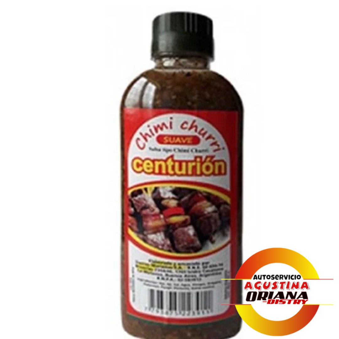 CONDIMENTO CHIMICHURRI PICANTE 250CC SUAVE CENTURION