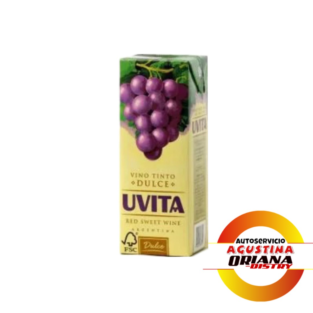 VINO UVITA TINTO DULCE 1LT.