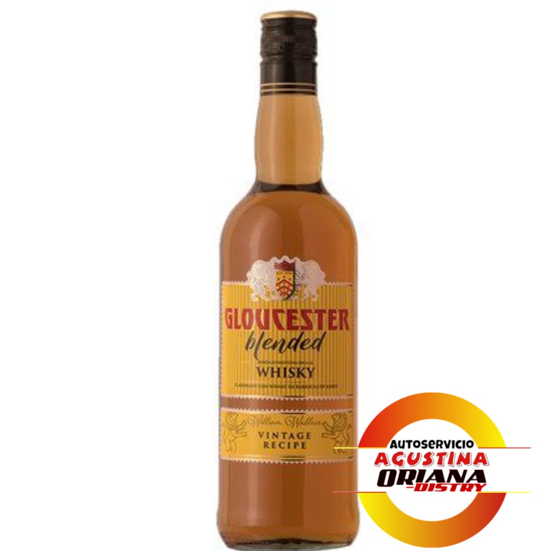 WHISKY GLOUCESTER BLENDED 750ML