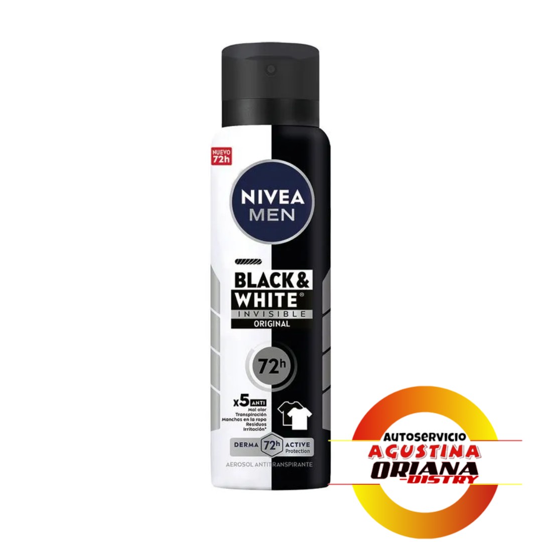 DESODORANTE NIVEA AERO 150ML INVISIBLE ORIG -HOMBRE