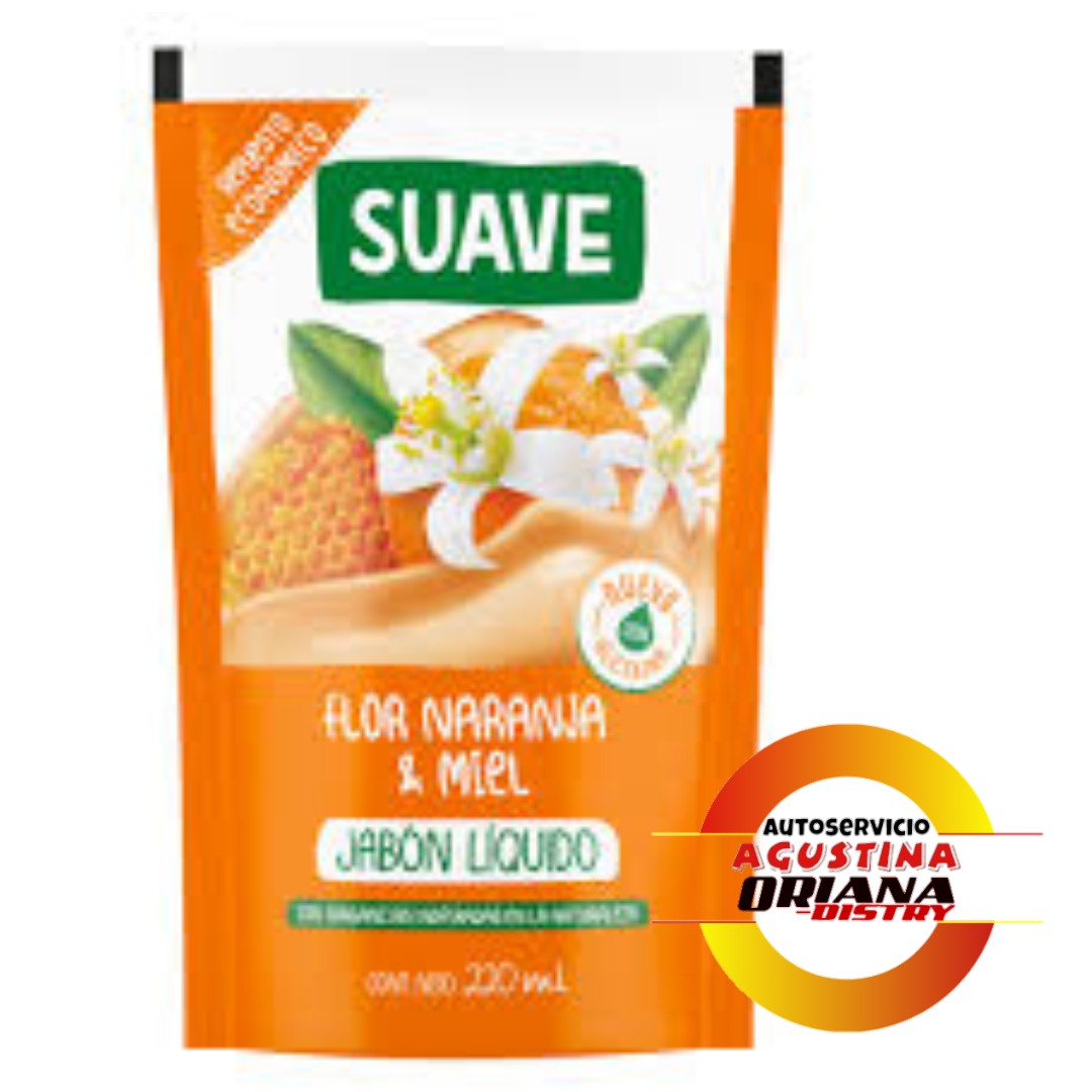 JABON LIQUIDO SUAVE FLOR NARANJA MIEL 220G