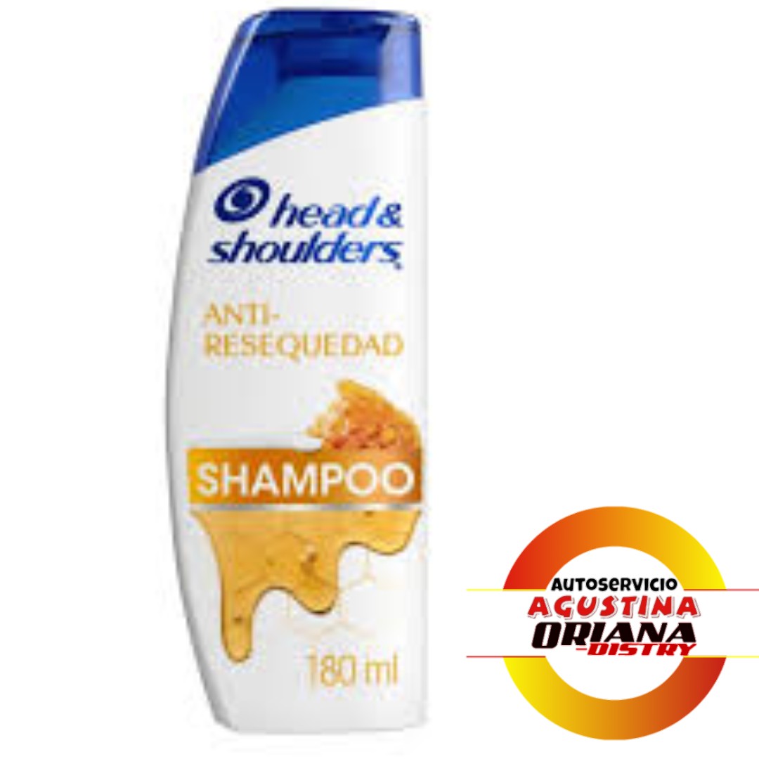 SHAMPOO HEAD & SHOULDERS 180ML ANTI RESEQUEDAD