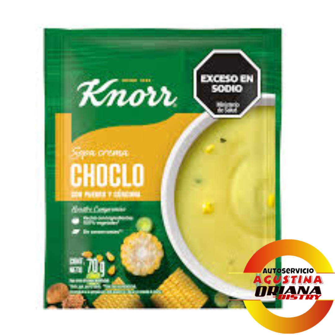 KNORR SOPA CREMA CHOCLO