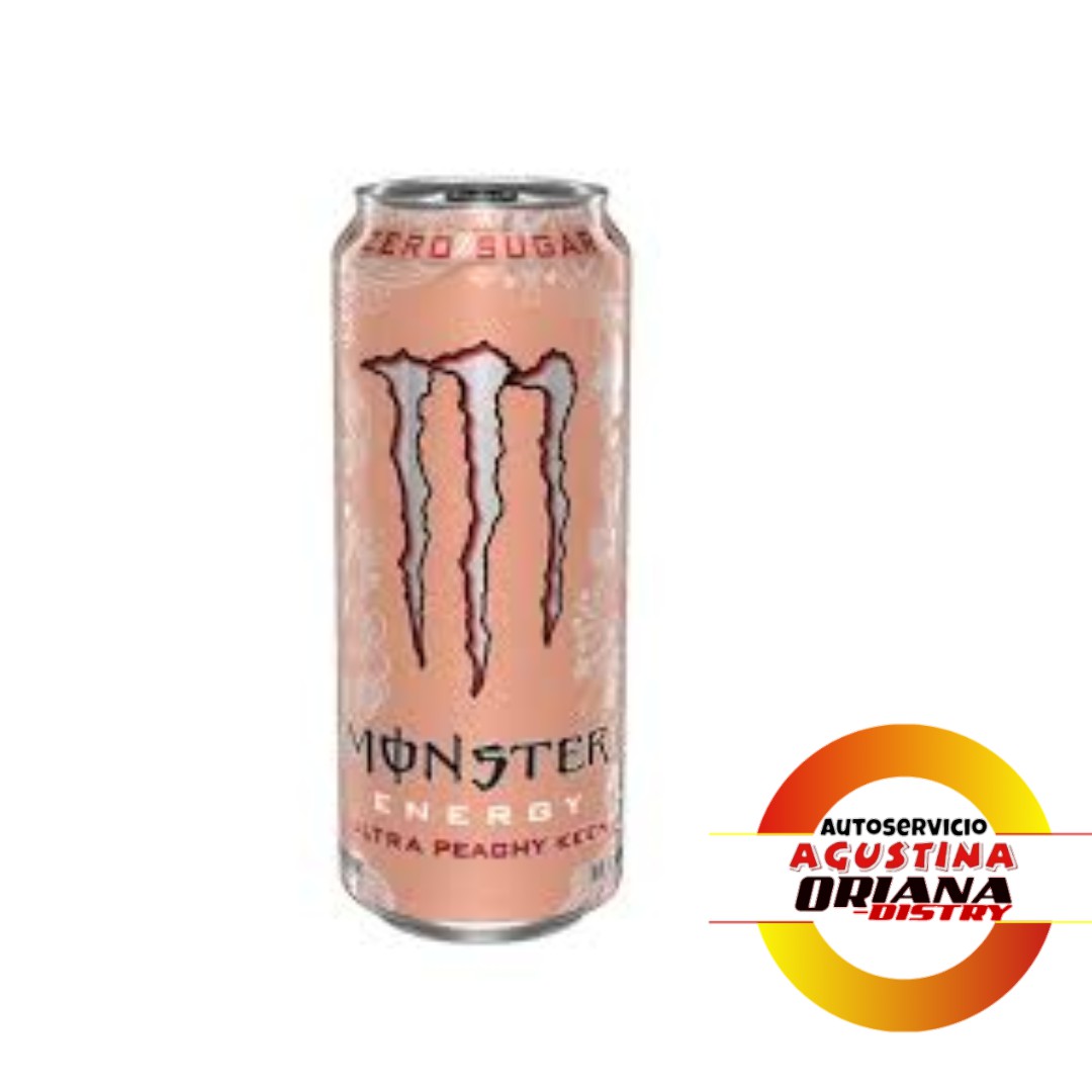 MONSTER ENERGY 473ML ULTRA PEACHY  KEEN