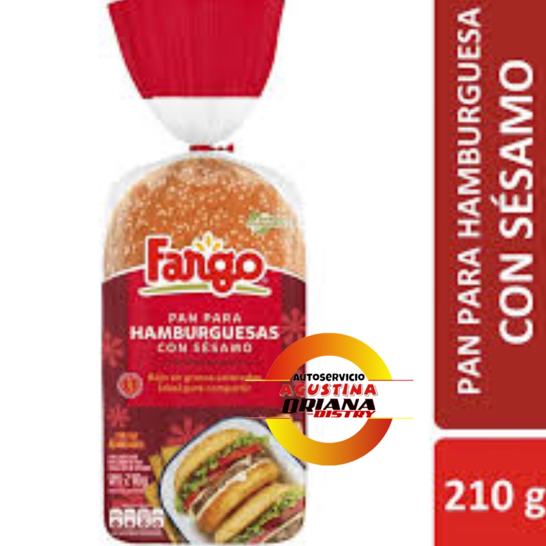 PAN DE HAMBURGUESA FARGO CON SESAMO