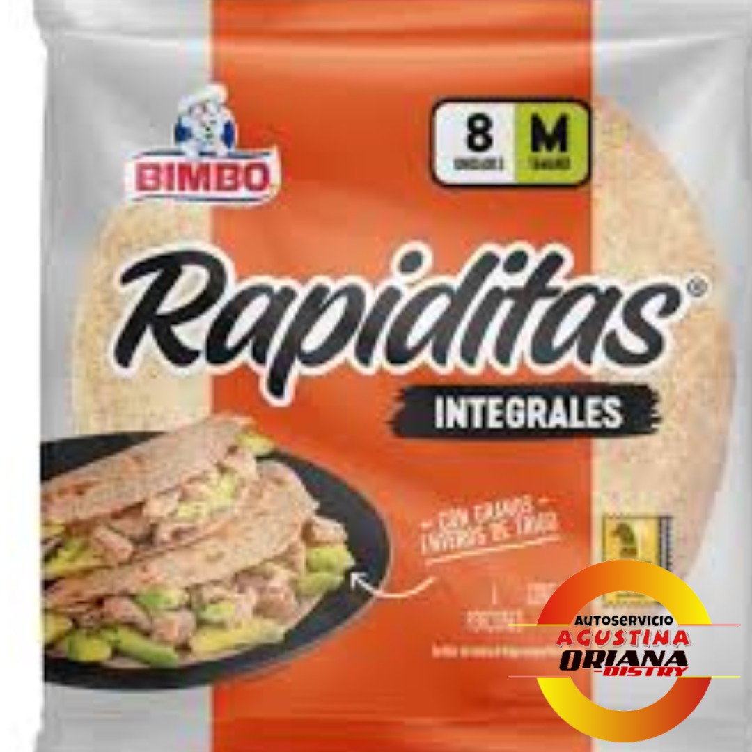 PRACTI RICAS 220G BIMBO X8UN - INTEGRALES