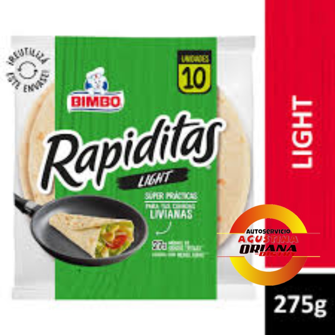 PRACTI RICAS 220G BIMBO X8UN - LIGHT