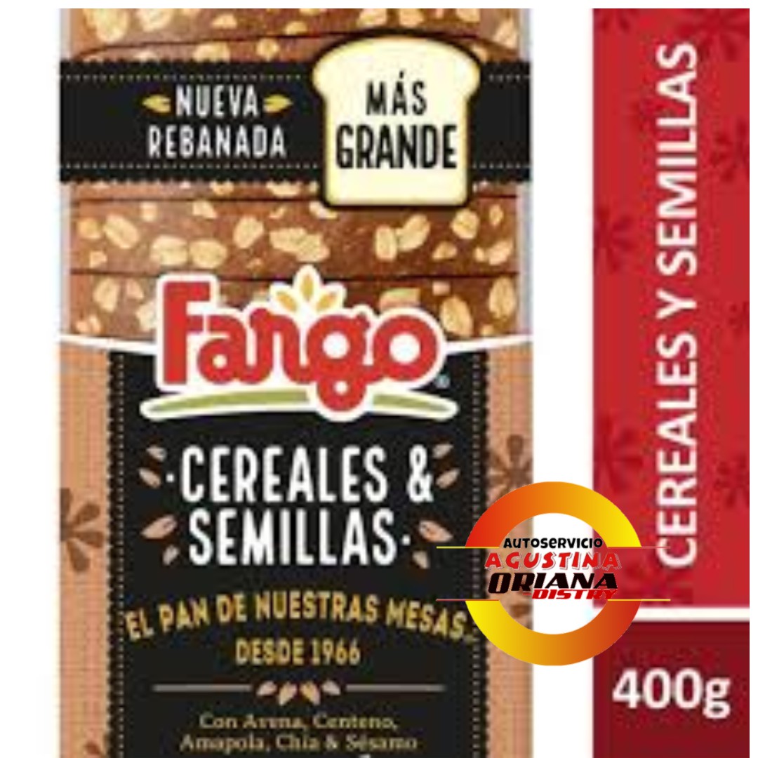 PAN LACTAL FARGO CEREALES & SEMILLAS 400G