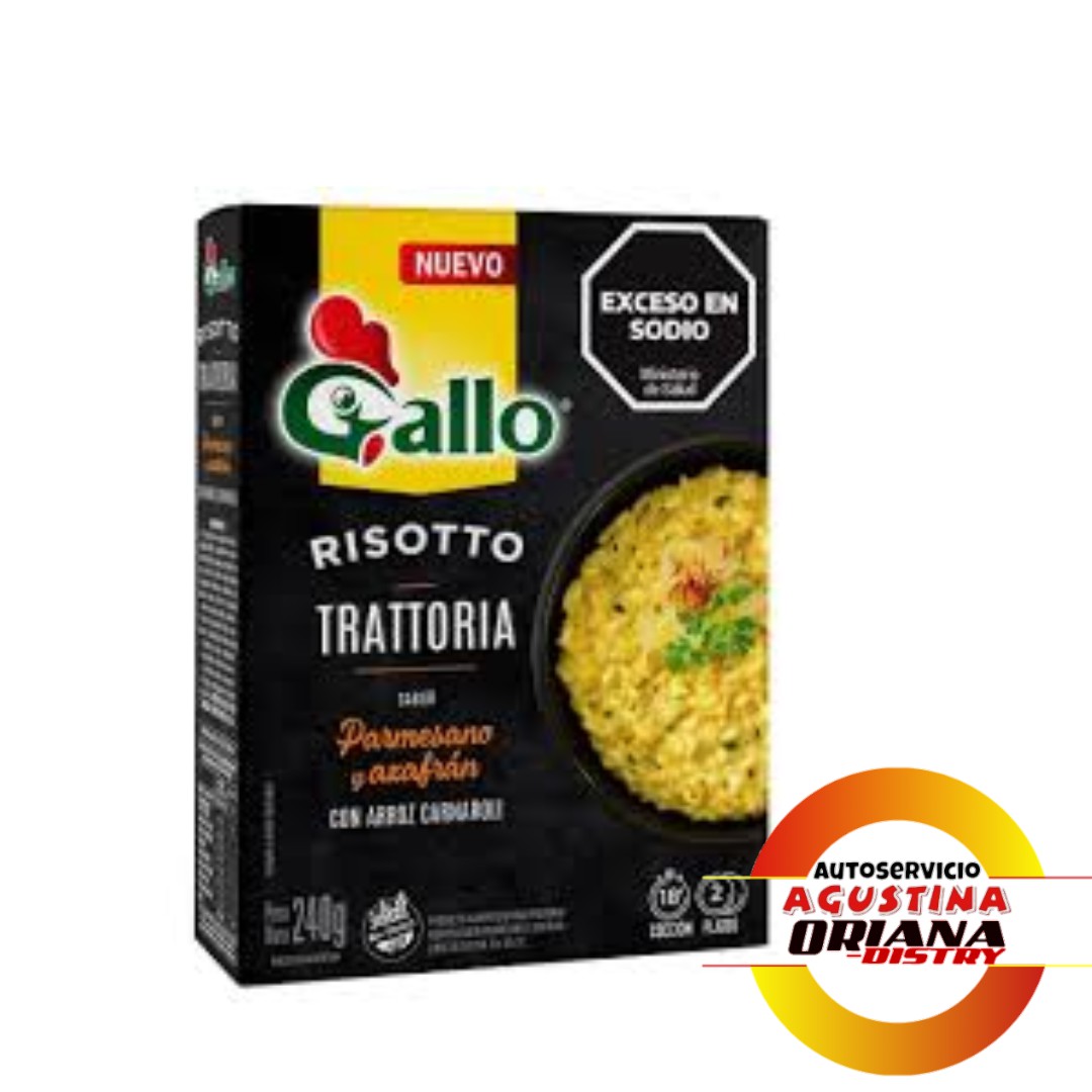 ARROZ 240G GALLO RISOTTO TRATTORIA