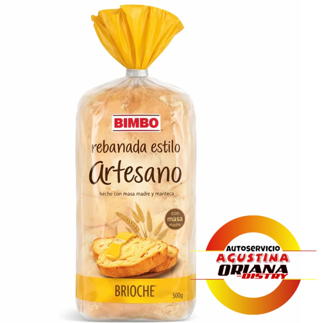 PAN LACTAL BIMBO ARTESANO BRIOCHE 500G