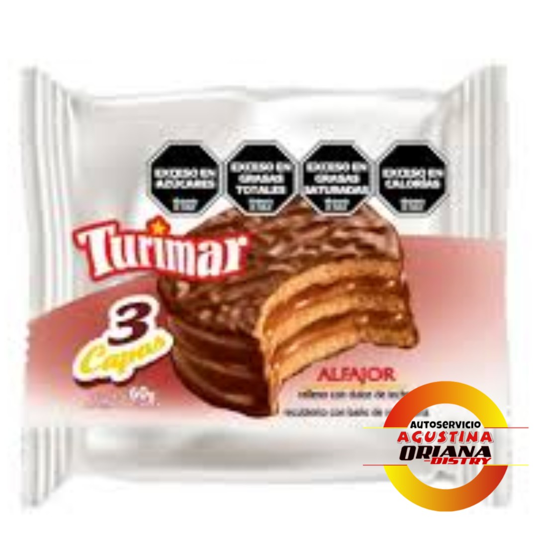 ALFAJOR TURIMAR TRIPLE CHOCOLATE X UNI