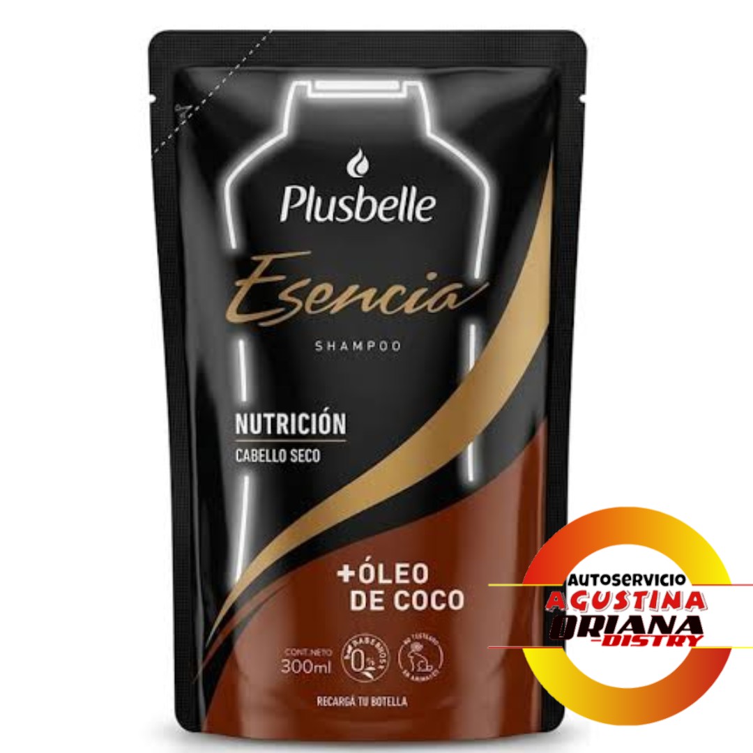 SHAMPOO PLUSBELLE 300ML NUTRICION CABELLO SECO