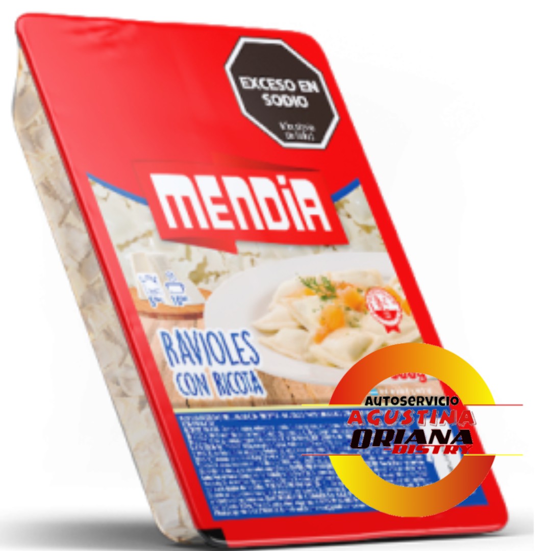 RAVIOLES MENDIA 500G RICOTTA