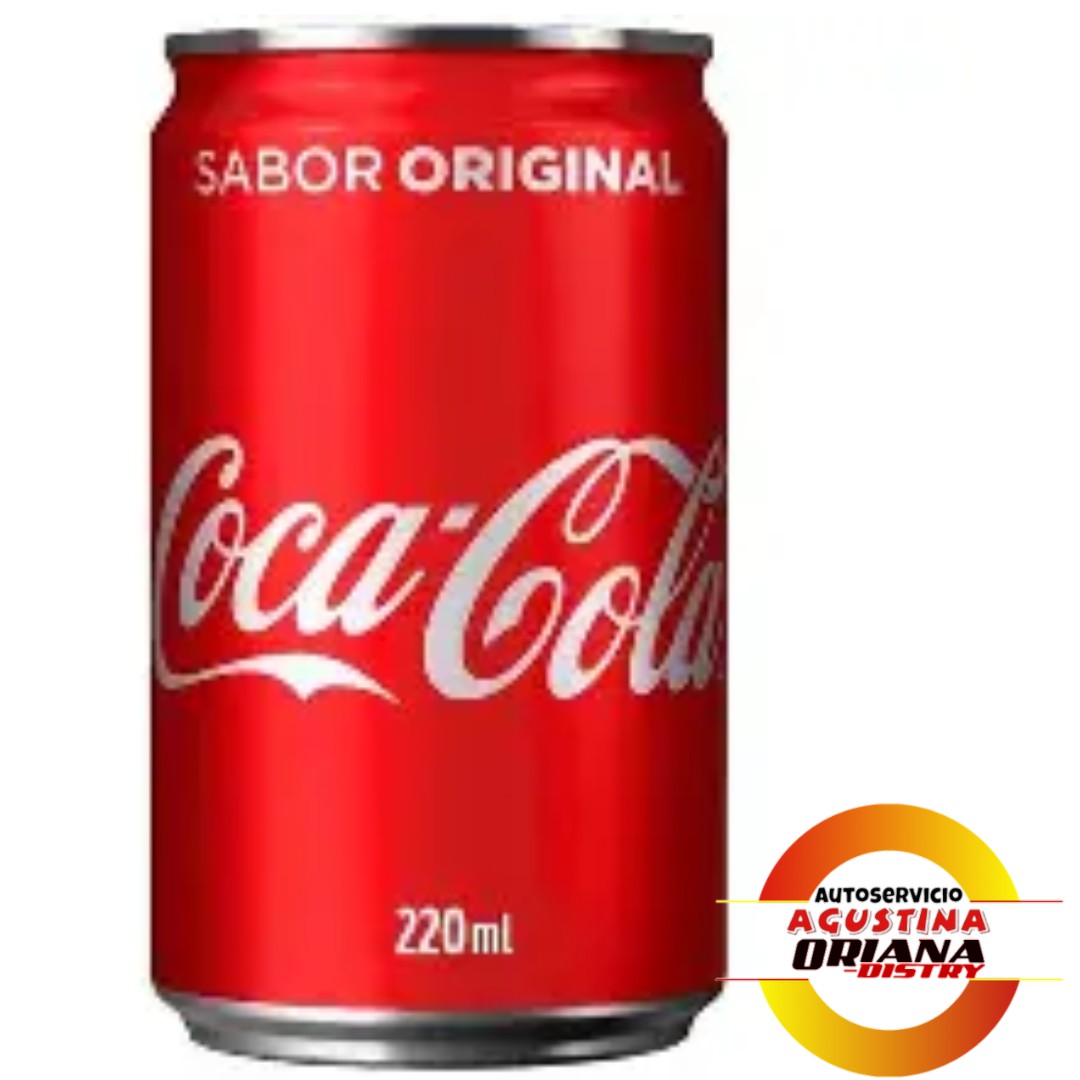 COCA COLA 220ML LATA