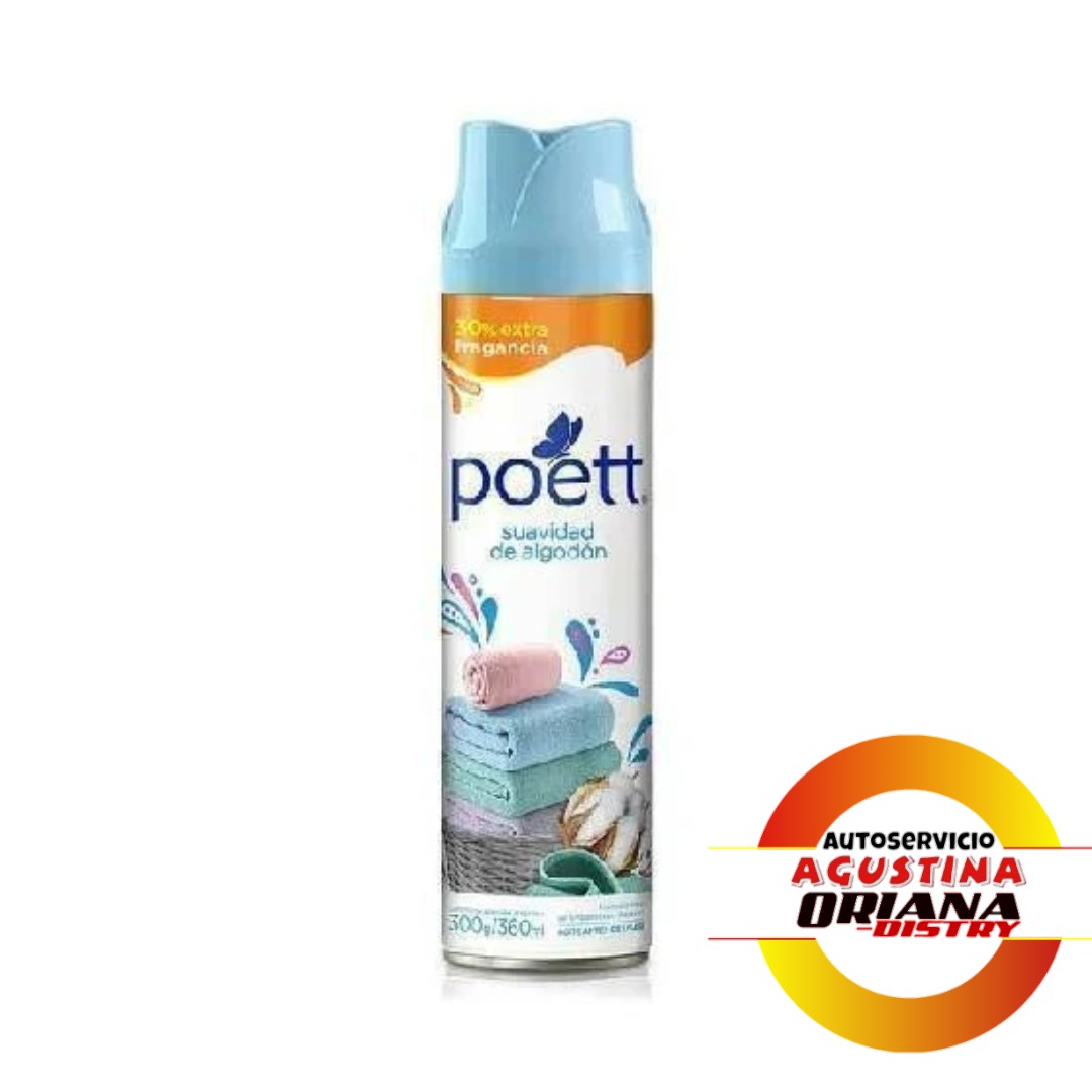 POETT AEROSOL 360ML SUAVIDAD DE ALGODON