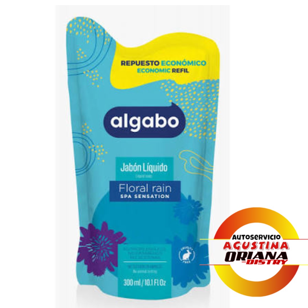 JABON LIQUIDO 300 ALGABO CELESTE DOYPACK