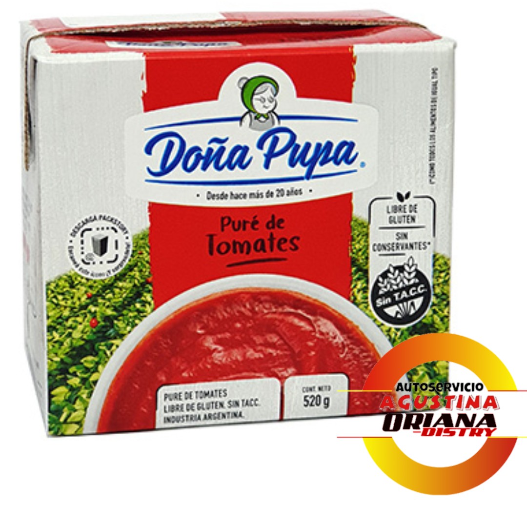 PURE DE TOMATE DOÑA PUPA 520G
