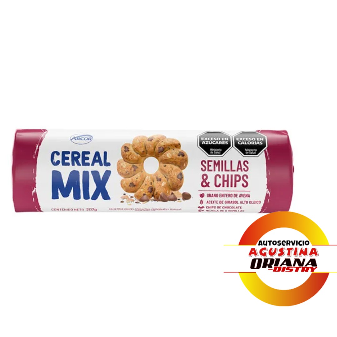 GALLETITAS 207G CEREAL MIX AVENA & CHIPS
