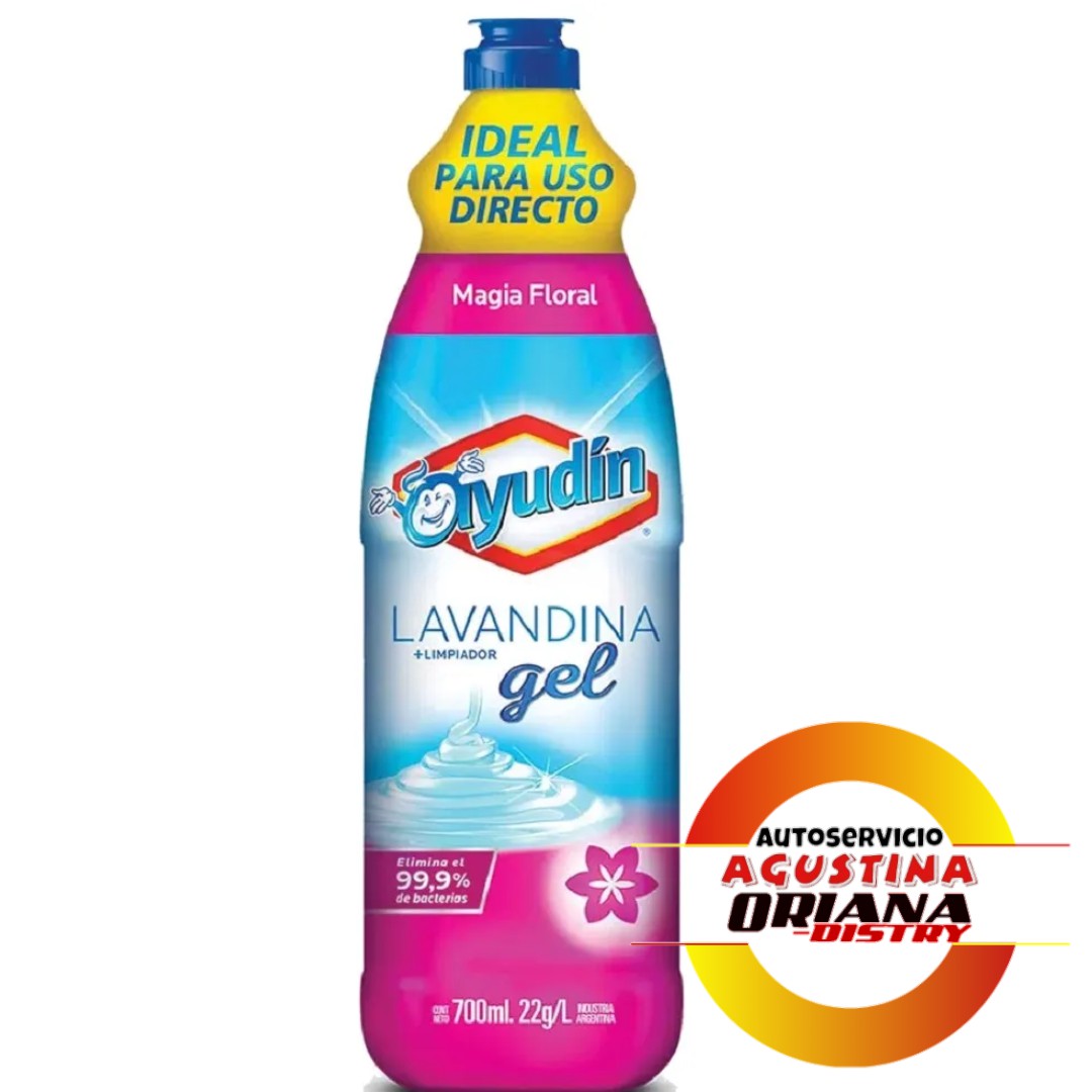 LAVANDINA GEL 700ML AYUDIN FLORAL