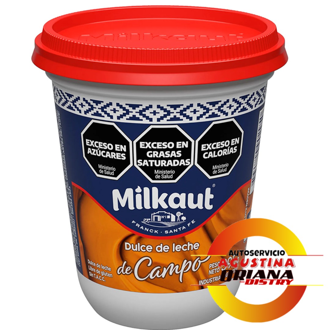 DULCE DE LECHE MILKAUT DE CAMPO 395G