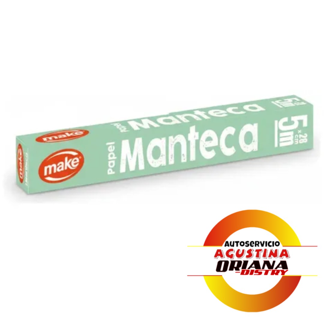 PAPEL MANTECA MAKE X5MT