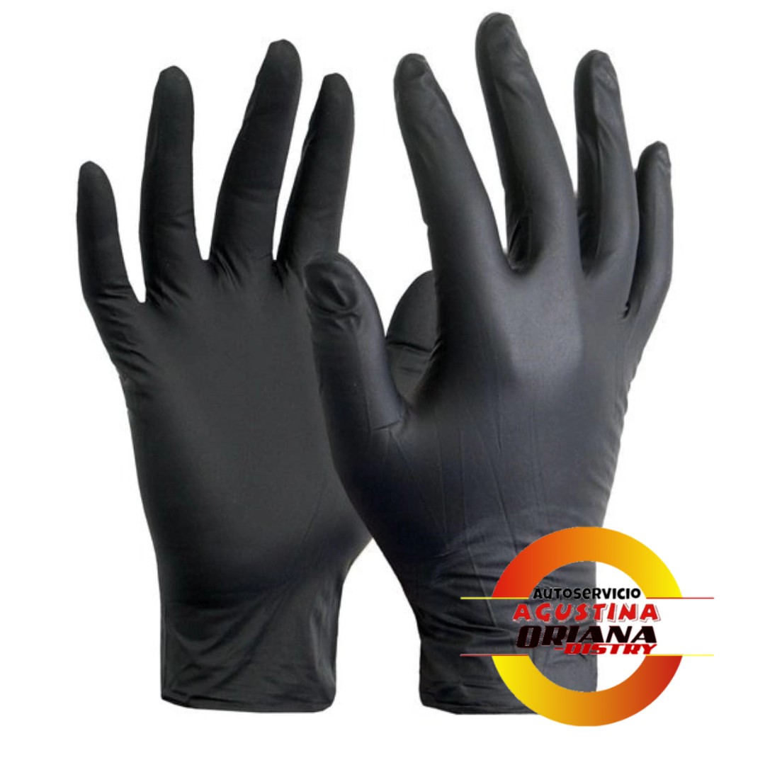 GUANTES NITRILO 100UN,  (M,L)