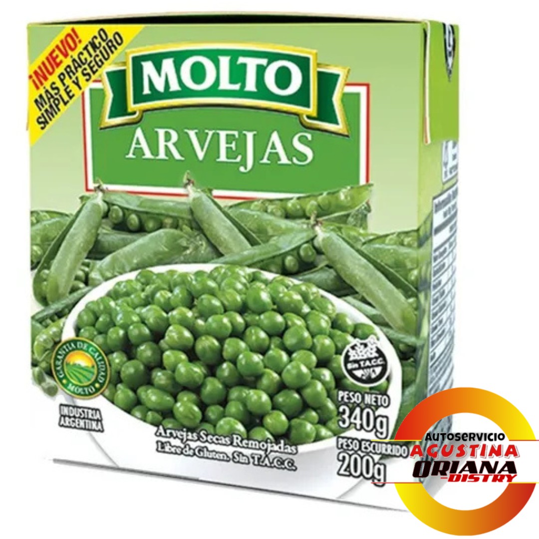 ARVEJAS MOLTO CAJA 200G