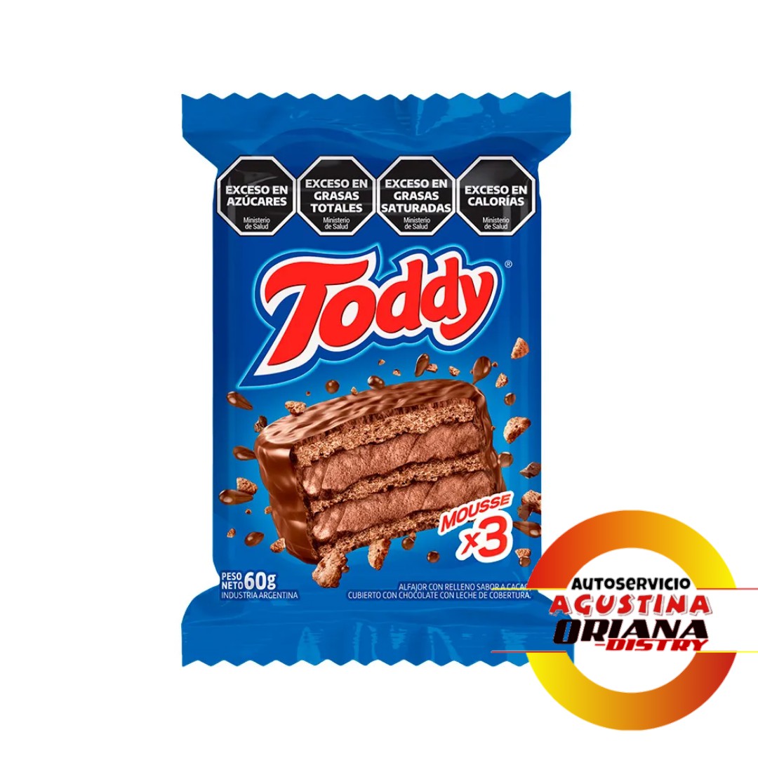 ALFAJOR TODDY TRIPLE 60G